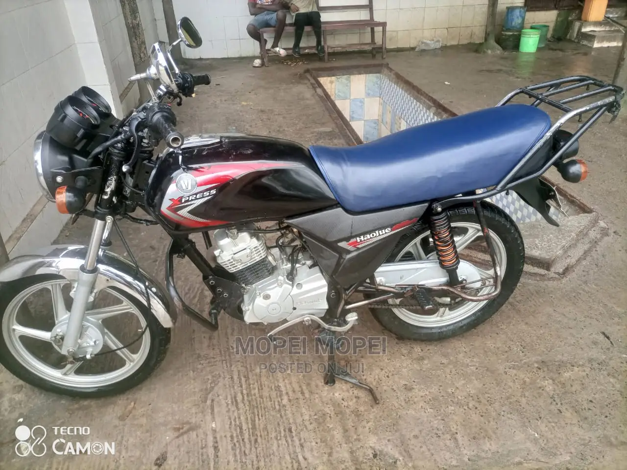 Haojue HJ125T-18A 2022 Black