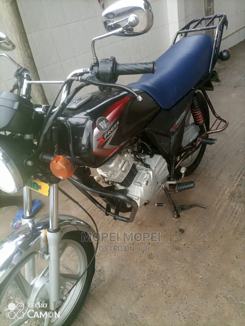 Haojue HJ125T-18A 2022 Black