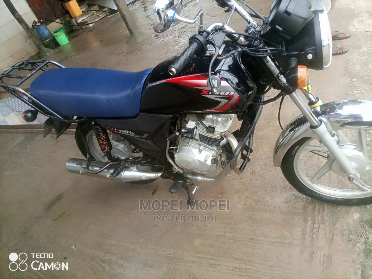 Haojue HJ125T-18A 2022 Black