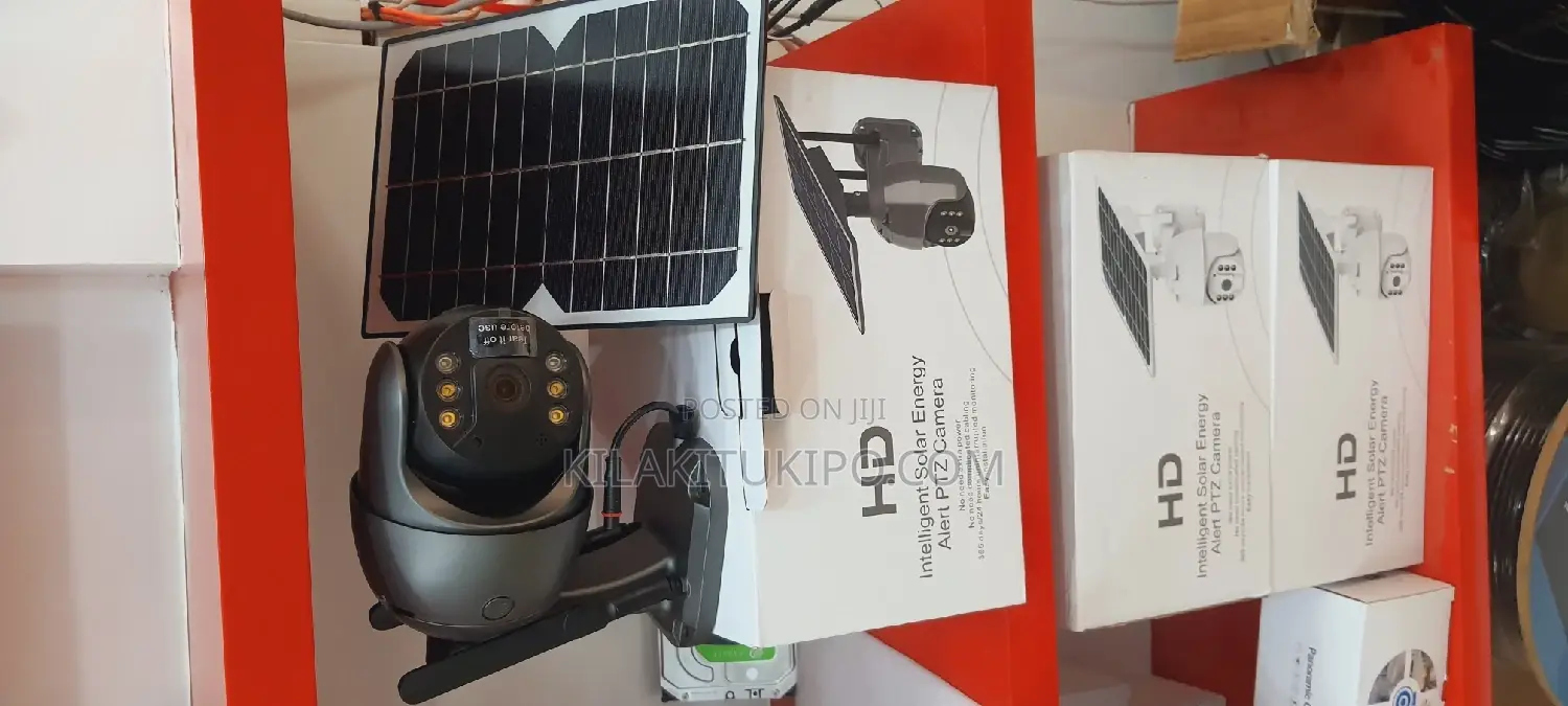 HD Solar Security Light PTZ Camera