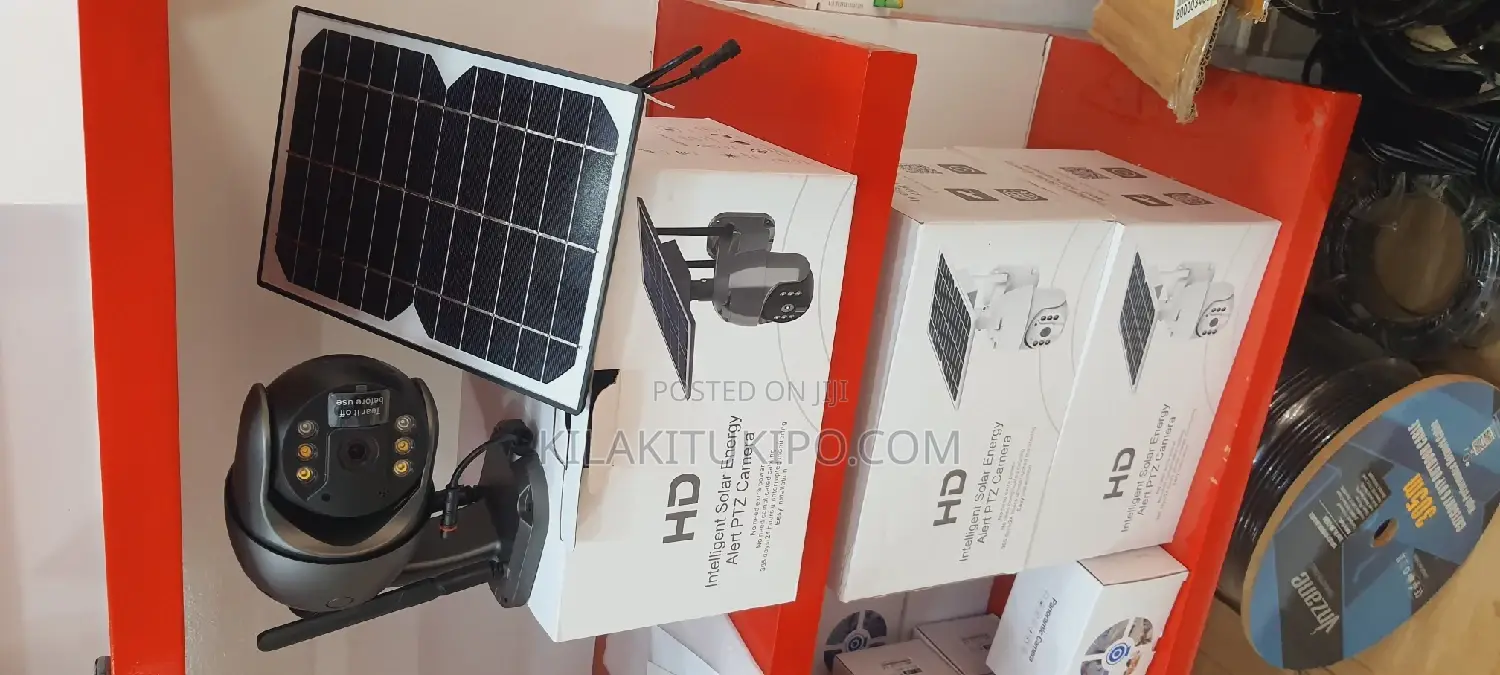 HD Solar Security Light PTZ Camera