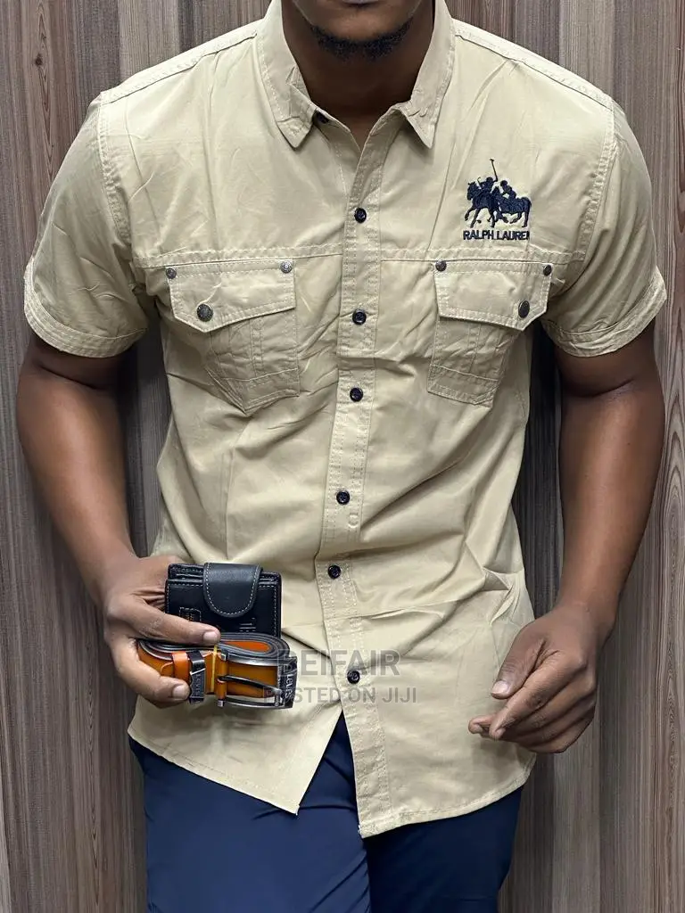 Mashati Ya Kiume | Men's Shirts | Short Sleeves