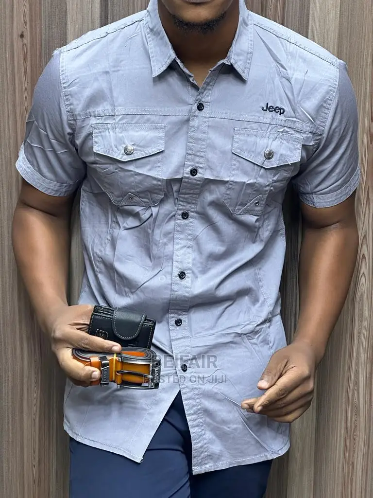 Mashati Ya Kiume | Men's Shirts | Short Sleeves