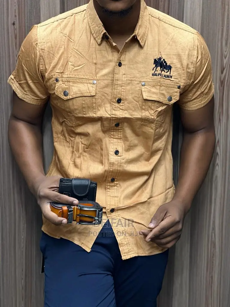 Mashati Ya Kiume | Men's Shirts | Short Sleeves