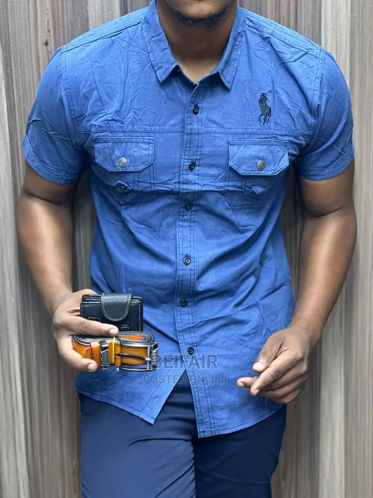 Mashati Ya Kiume | Men's Shirts | Short Sleeves