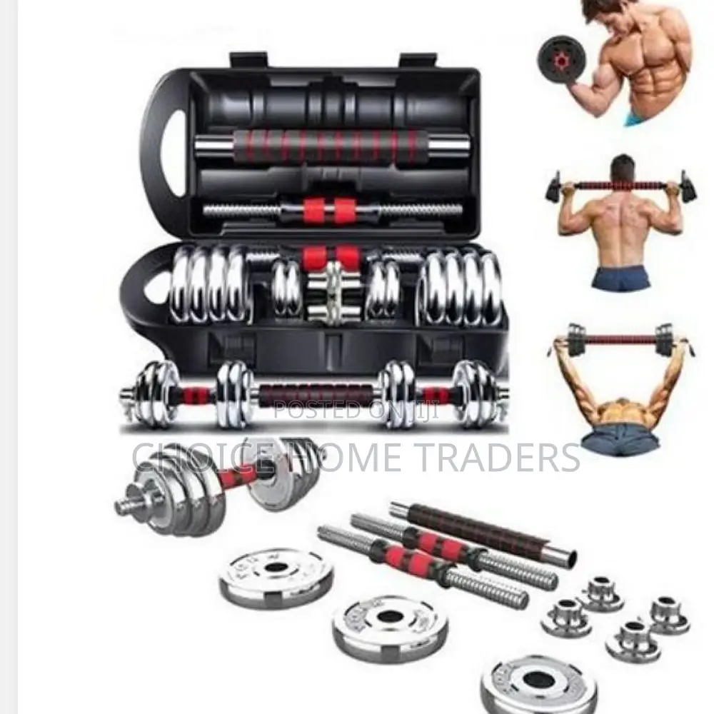 Chrome Dumbell Set Kg15