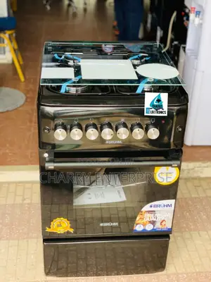 BRUHM Durable Gas Cooker With Electric Oven50cm* 55cm
