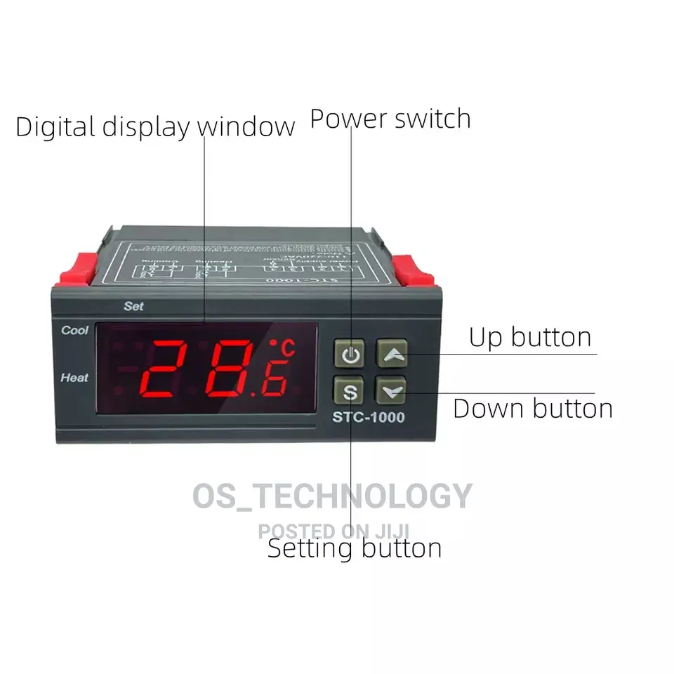 New STC 1000 Temperature Controller. Incubator,Mashine,Mimea