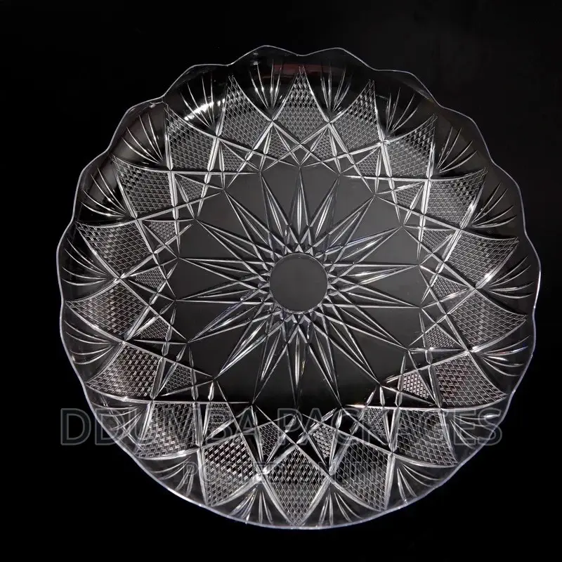 Crystal Plates/Plastic Plates Per 10pcs