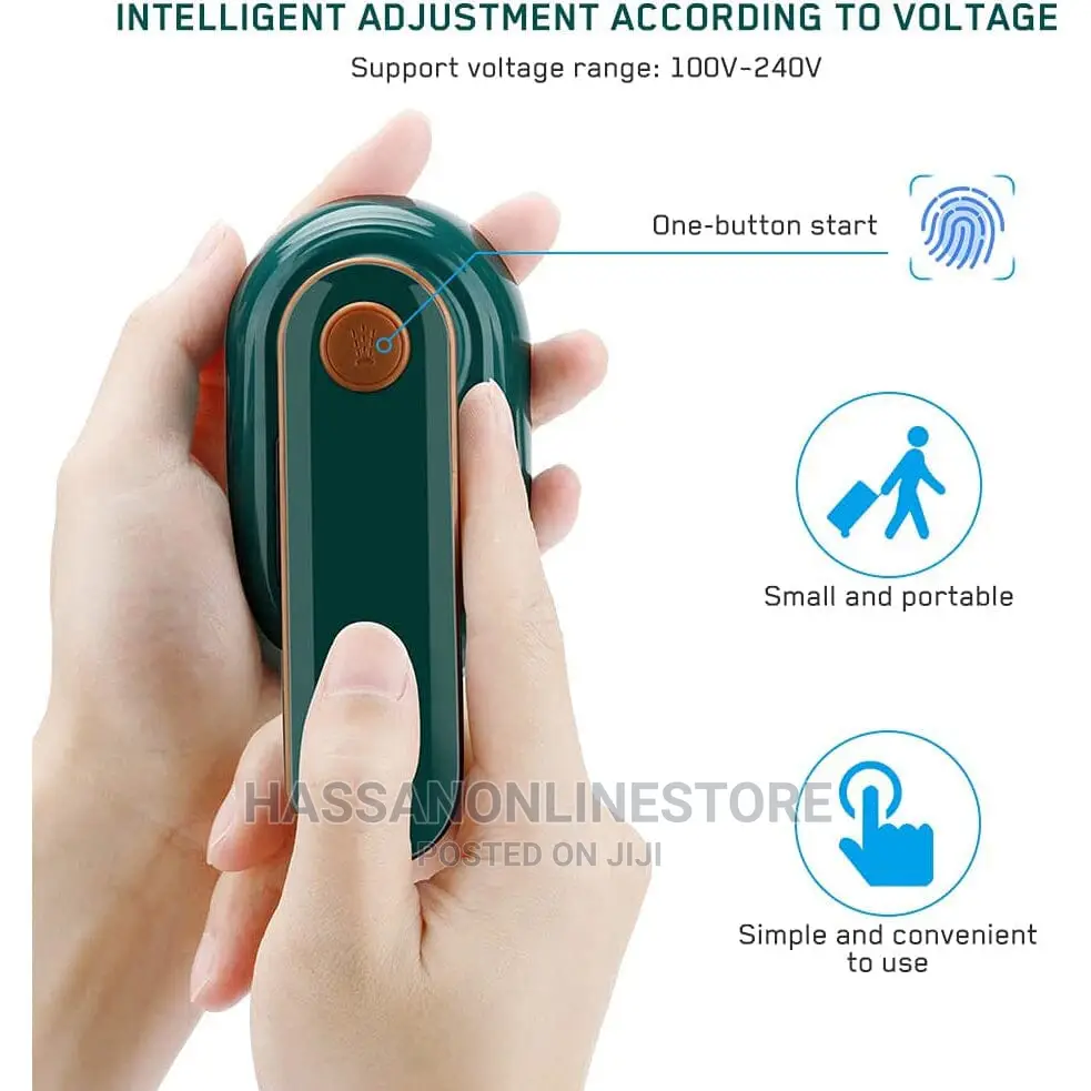 Portable Handheld Steam Iron – Non-Stick Ceramic