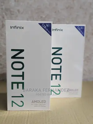 New Infinix Note 12 128 GB Black