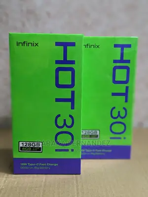 New Infinix Hot 30i 128 GB Black