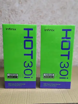 New Infinix Hot 30i 128 GB Black
