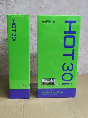 New Infinix Hot 30i 128 GB Black