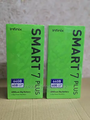 New Infinix Smart 7 Plus 64 GB Black