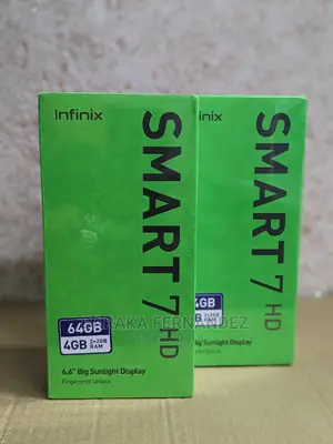New Infinix Smart 7 HD 64 GB Black