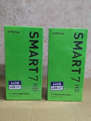 New Infinix Smart 7 HD 64 GB Black