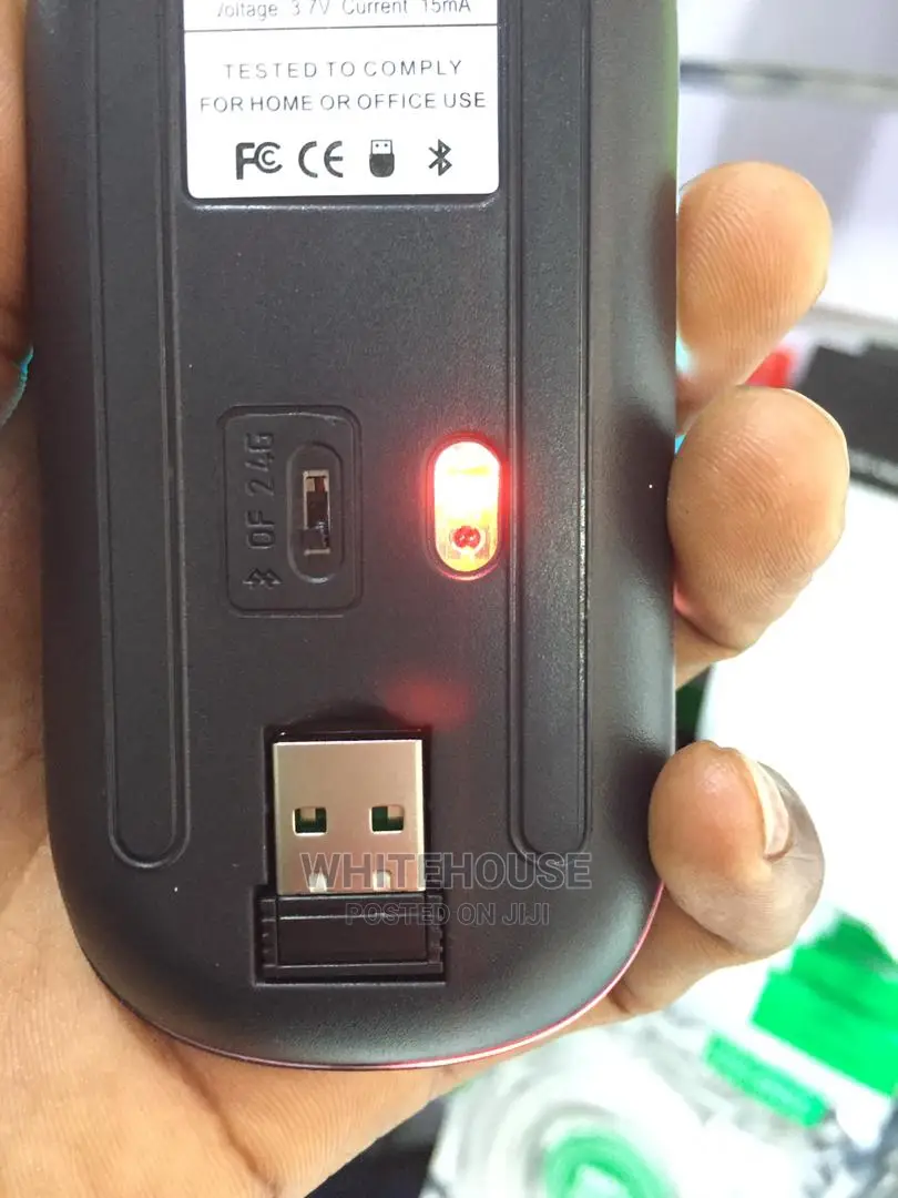 Dual-Mode (Bluetooth 2.4ghz) Wireless Rechargeable Mouse