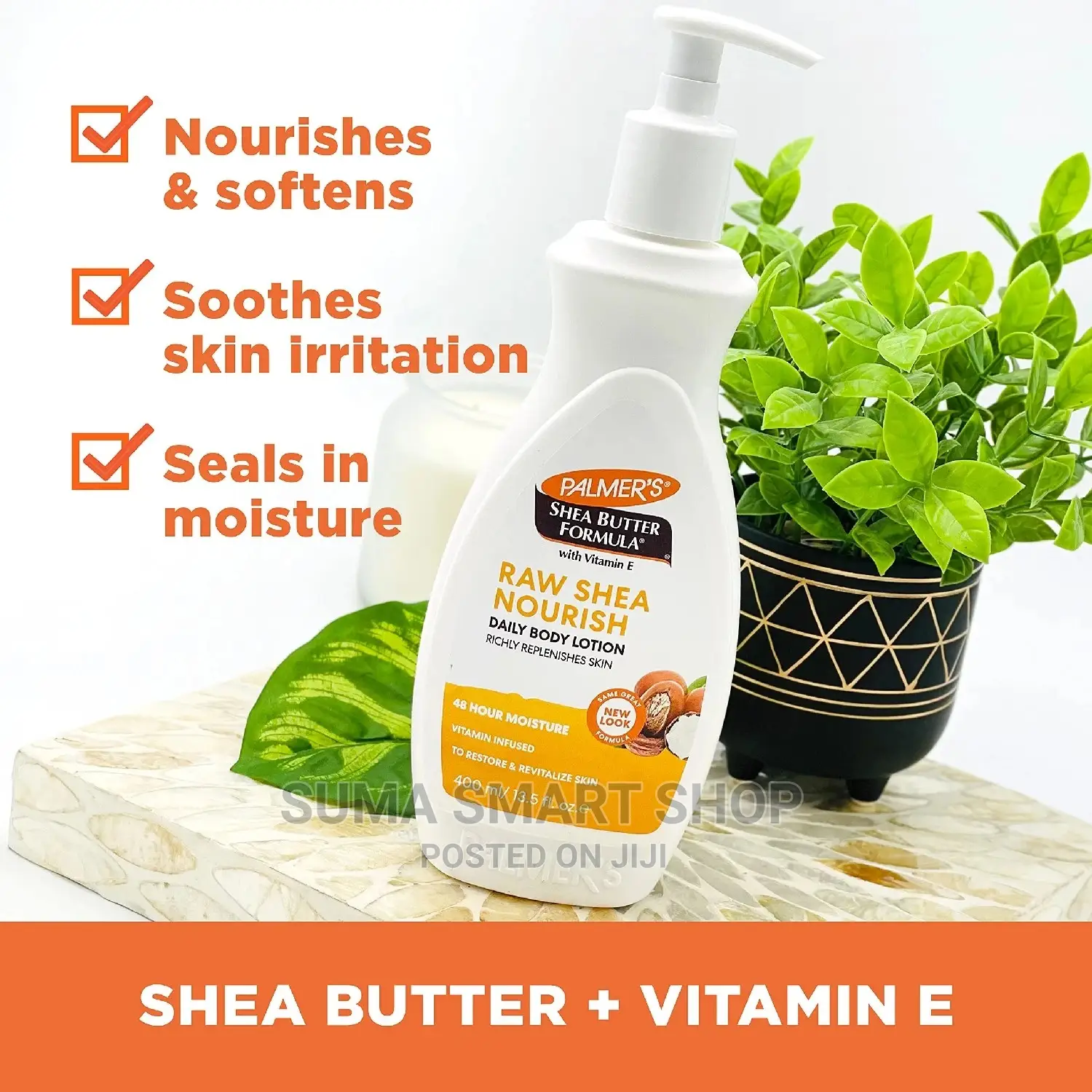 PALMER'S Raw Shea Nourish Lotion .