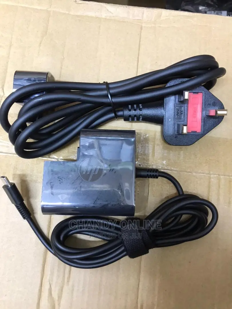 Original HP USB-C Type C Square Power Adapter 65W