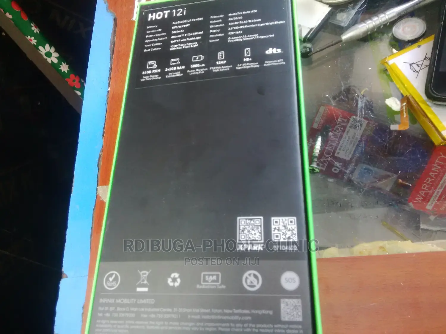 New Infinix Hot 12i 64 GB Blue