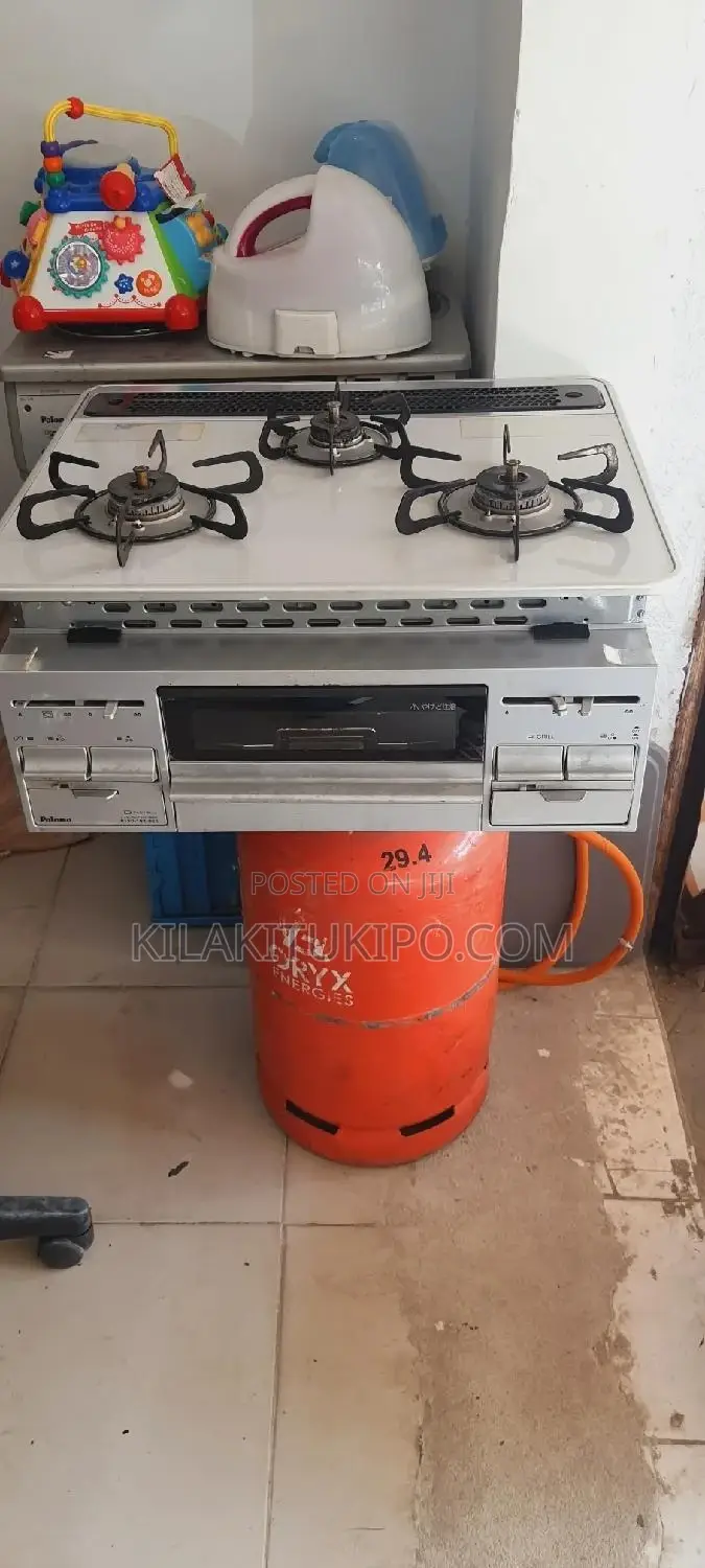 Full Gas Cooker 3 Plate With Min Oven From Japan