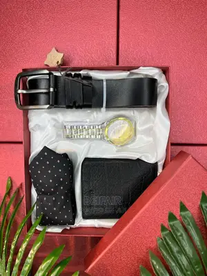 Set Ya Original Belt/Mkanda| Wallet |Saa/Watch |Tie