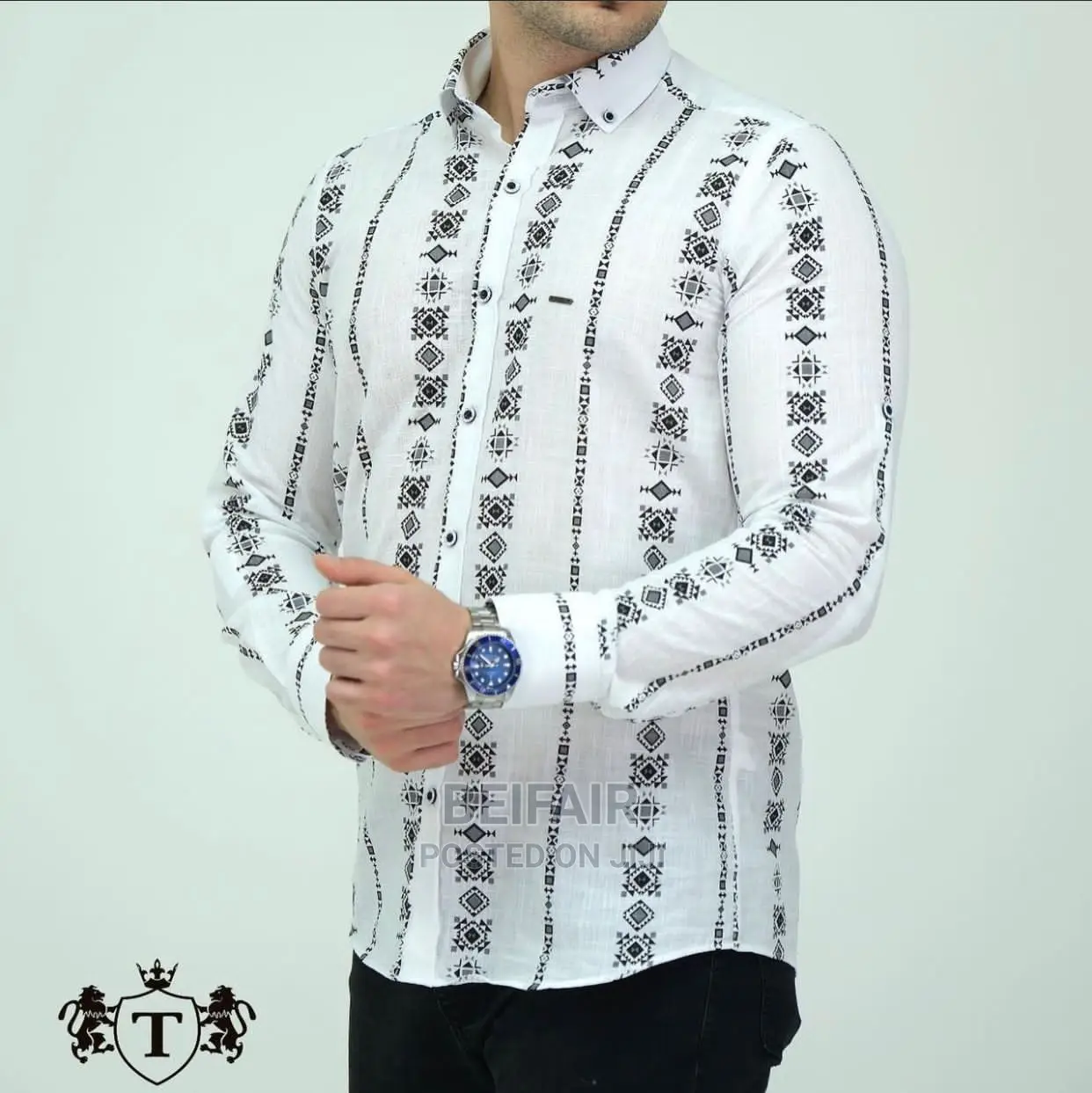 Soft Linen Men's Shirts| Mashati Ya Kiume Ya Katani