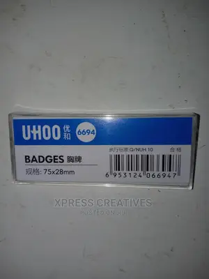 UHOO Name Badge REUSABLE