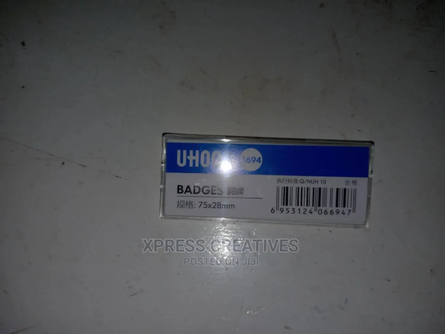 UHOO Name Badge REUSABLE