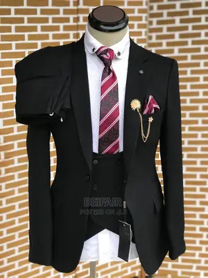 Men's Black Suit | Suti Nyeusi Za Kiume | Official| Wedding