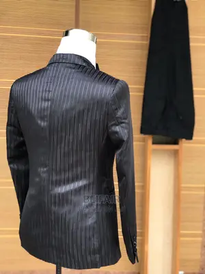 Black Six Button Suit | Suti Za Kiume | Men's | Wedding Suit