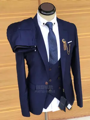 Suti Za Kiume |Dark Blue Men's Suits| Official| Wedding Suit