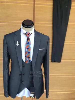 Suti Za Kiume| Men's | Wedding| Official| Charcoal Gray