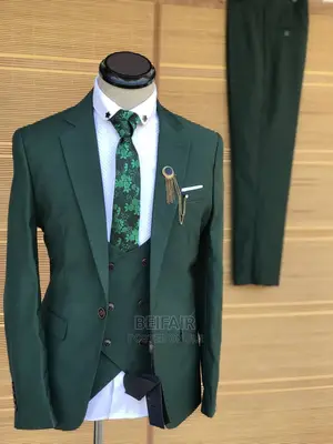Suti Za Kiume| Men's| Wedding| Official| Green Suit