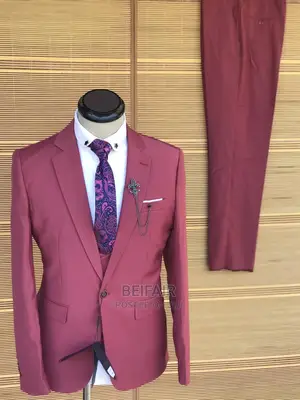 Maroon Men's Suit | Suti Za Kiume | Wedding| Official Suits