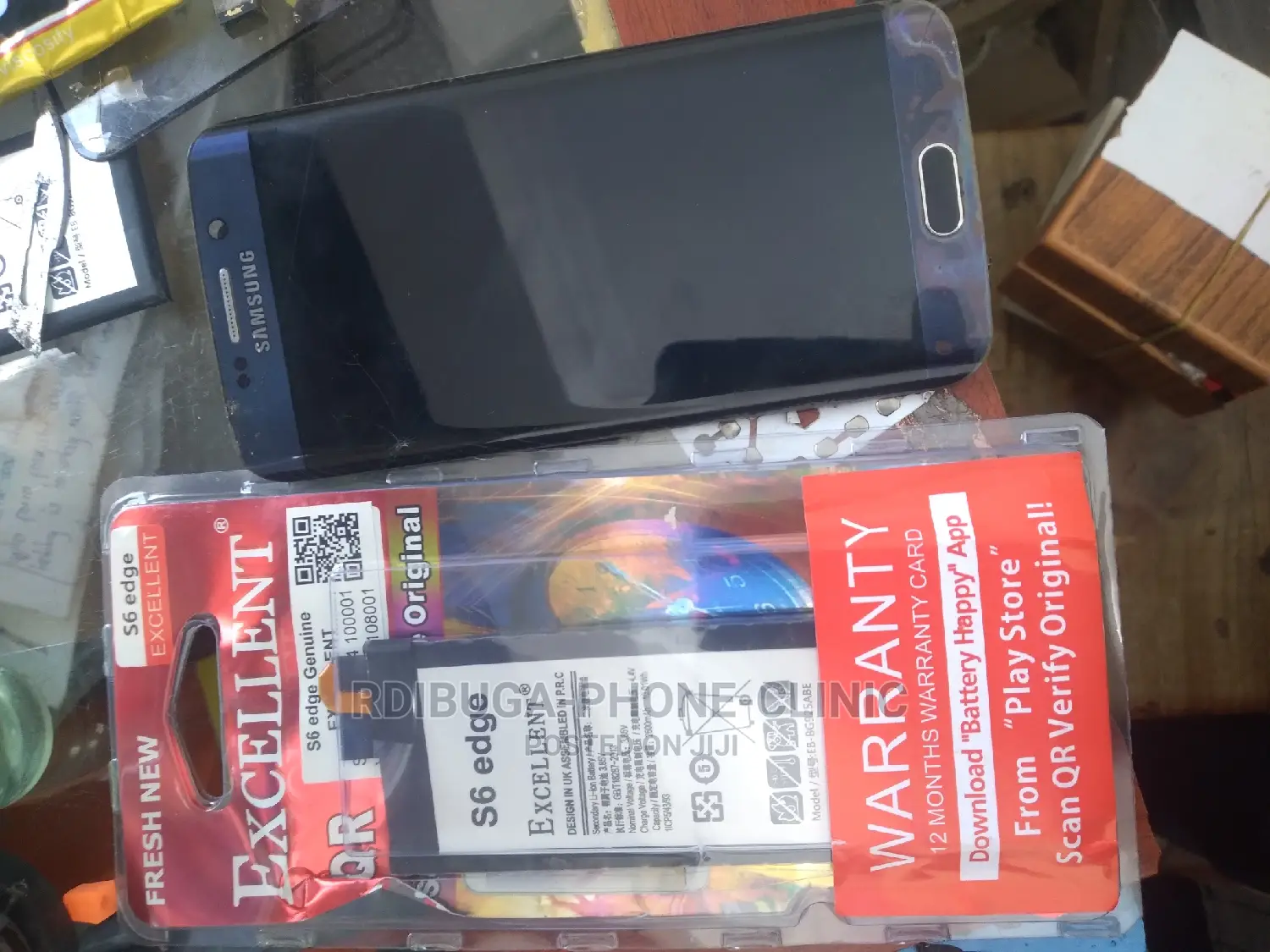 Samsung S6 Edge Ikibadilishwa Betri