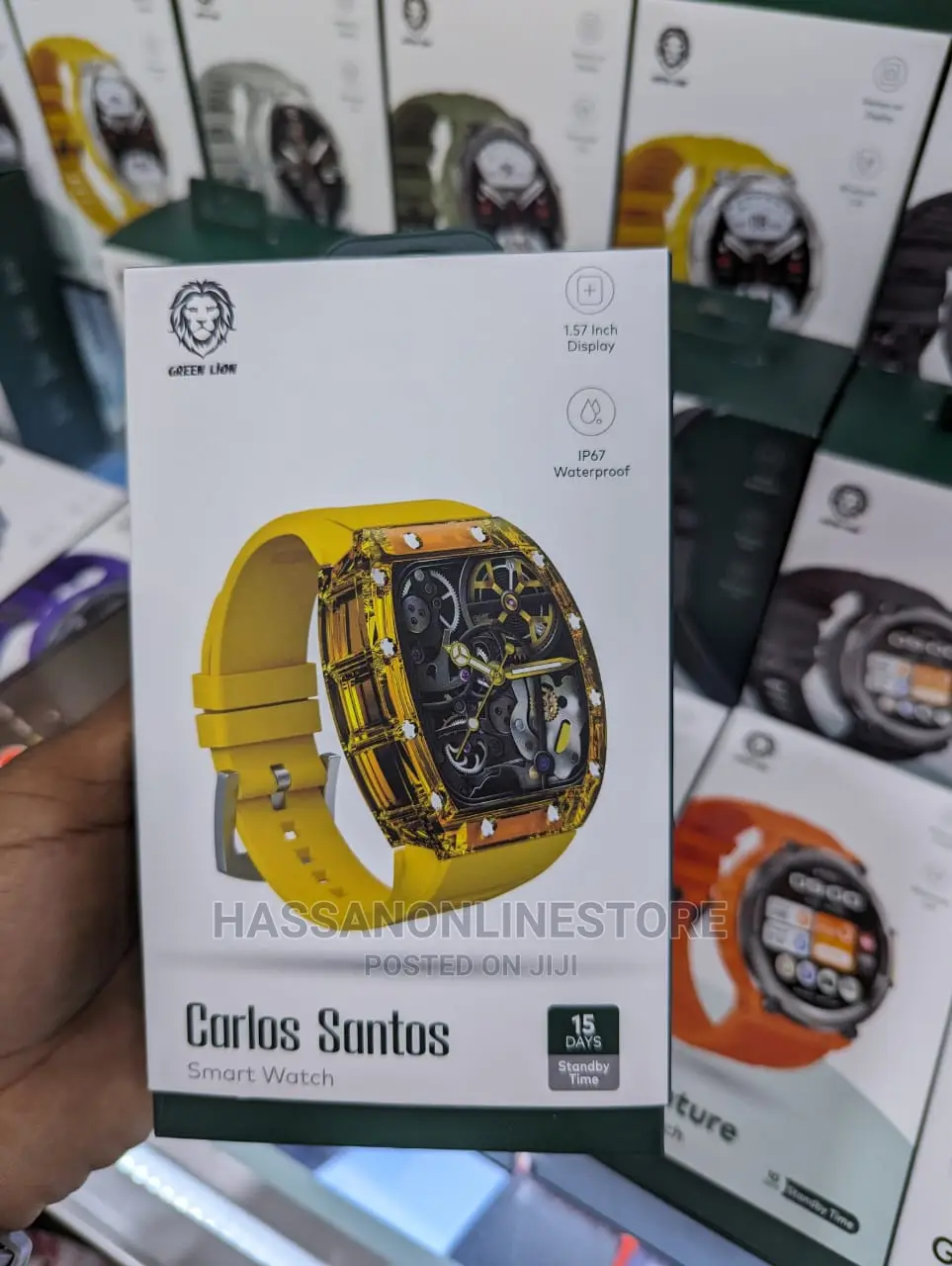 Green Lion Carlos Santos Smartwatch - Black