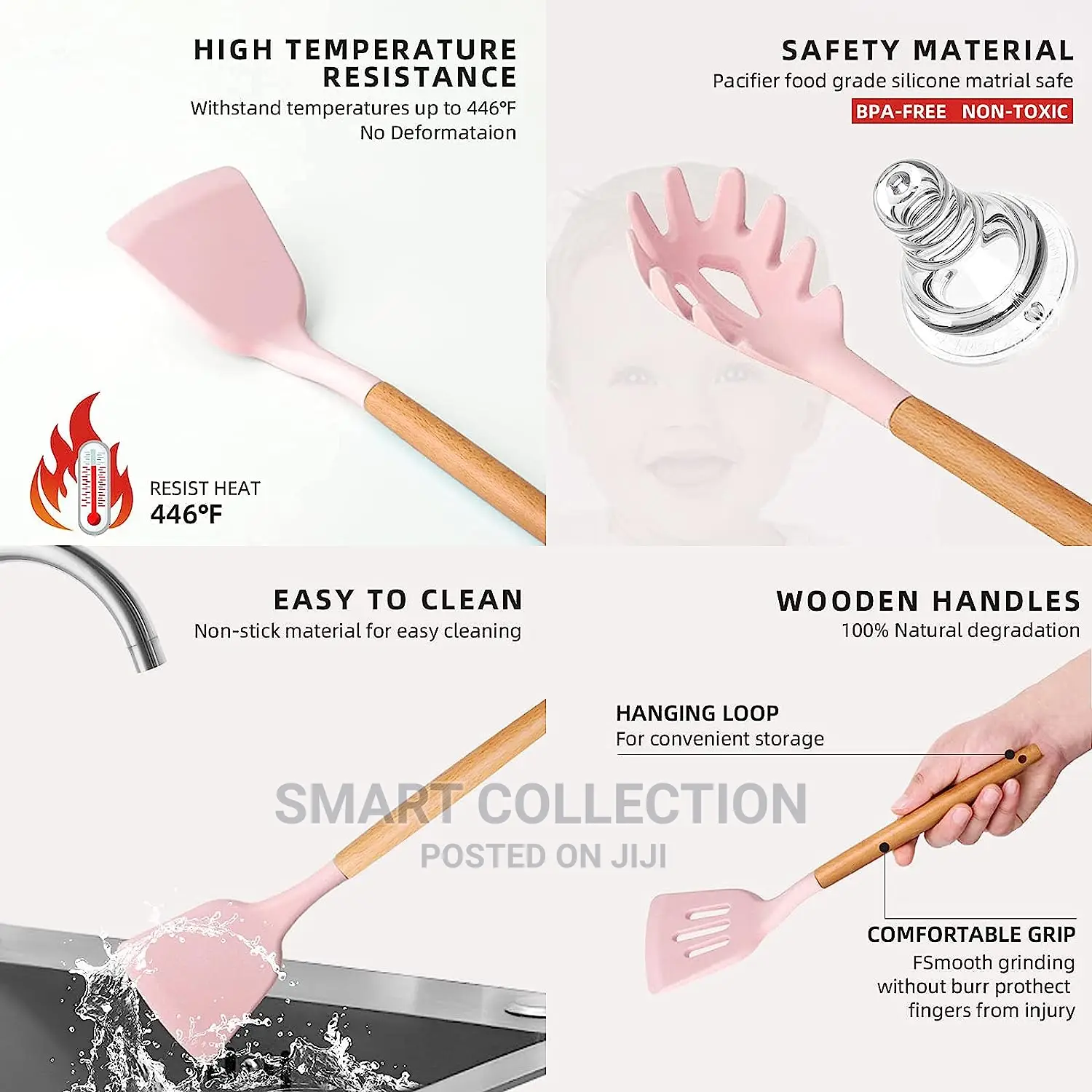 12PCS Silicone Utensils for Cooking