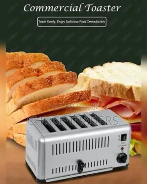 6 Slice Commercial Electric Pop Up Toaster