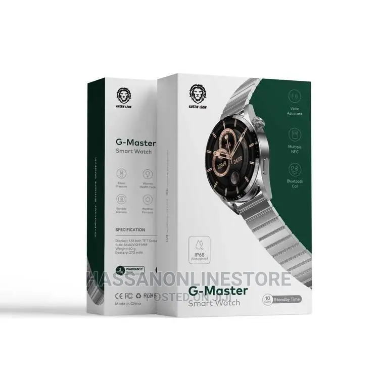 Green Lion G-master Smart Watch - Silver