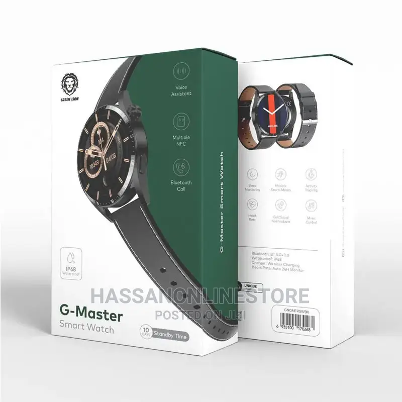 Green Lion G-Master Smartwatch Black