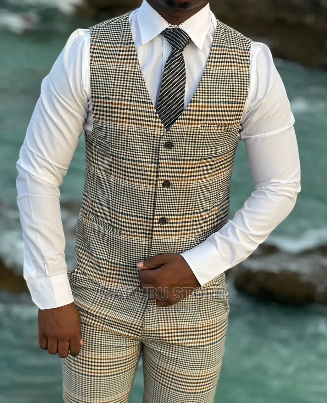 Men's Fashion Half Suit