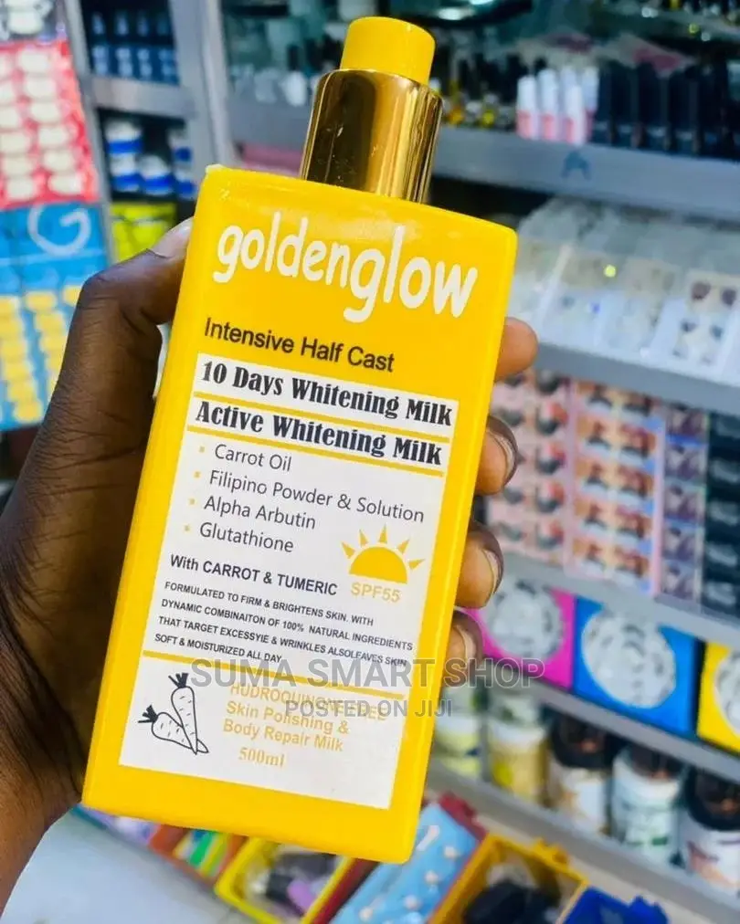 GOLDEN GLOW Half Cast Whitening Milk .