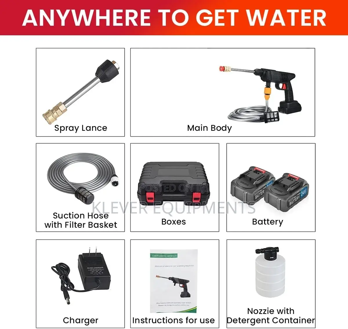 High Pressure Rechargeable Spray Gun