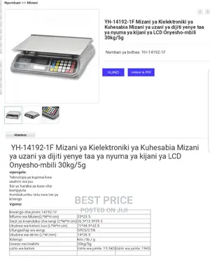 Electronic Counting Scale Digital Weighing Scale With LCD