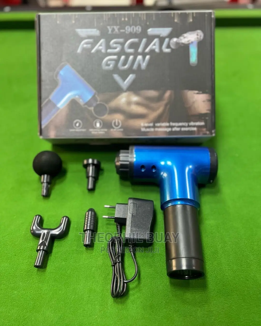 Blue Fascial Gun For Yourself Massage Heavy Duty