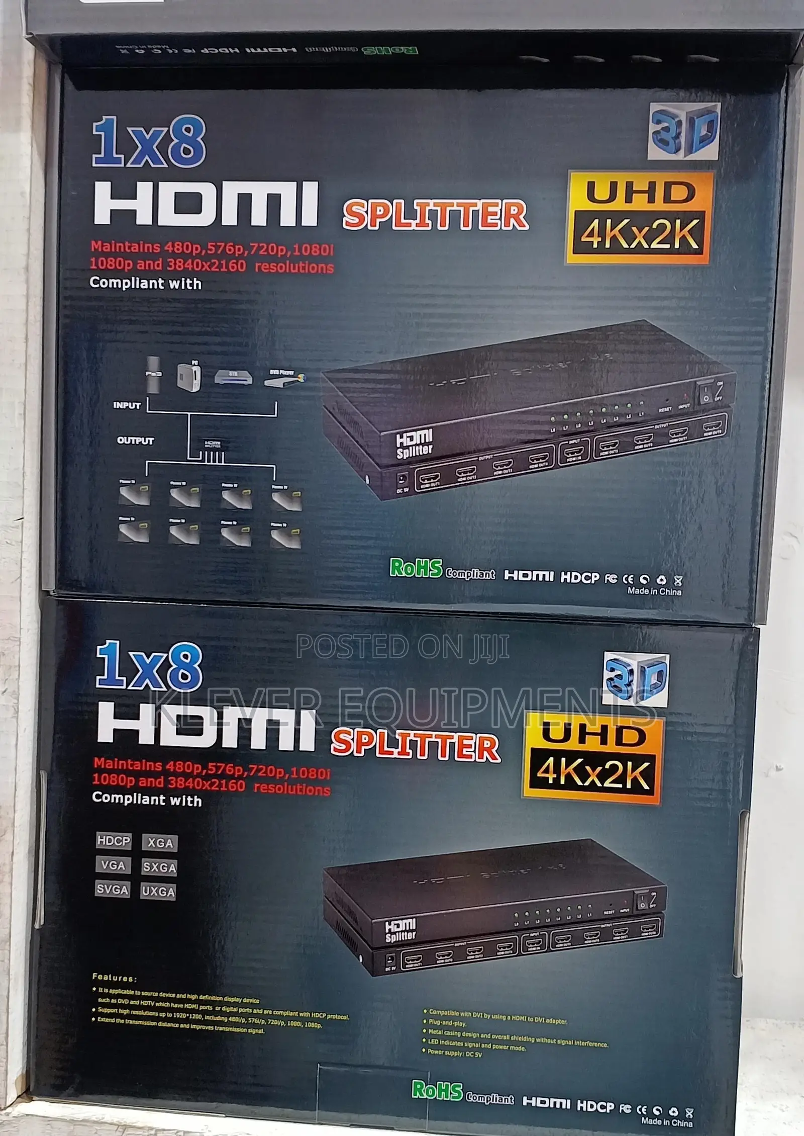 8 Ports HDMI SPLITTER