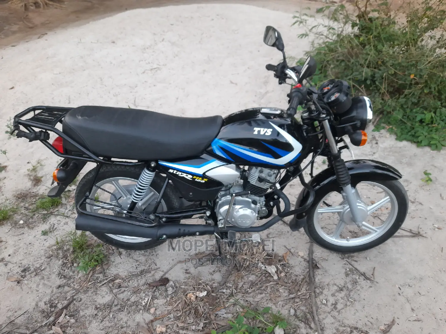 TVS HLX 125 2023 Black