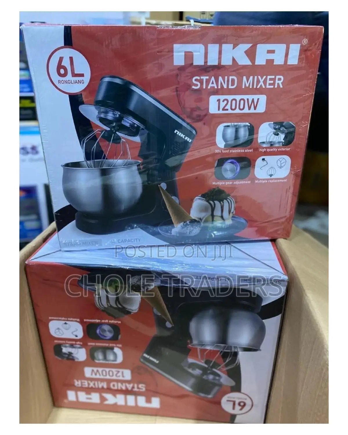 6-Litres Nikai Stand Mixer